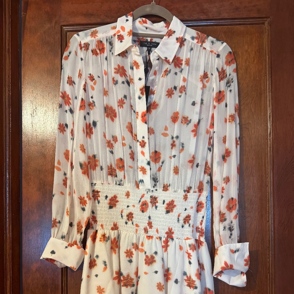 Rag & Bone Floral Mini Dress